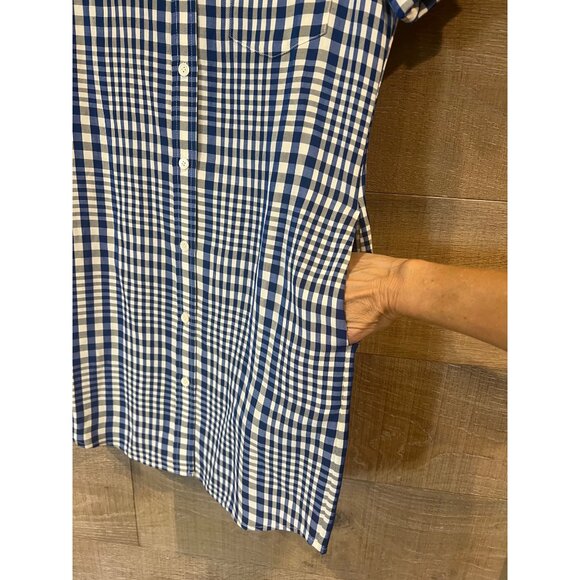 NEW THEORY Plaid Mini Shirt Dress SIZE 2 - Picture 5 of 10